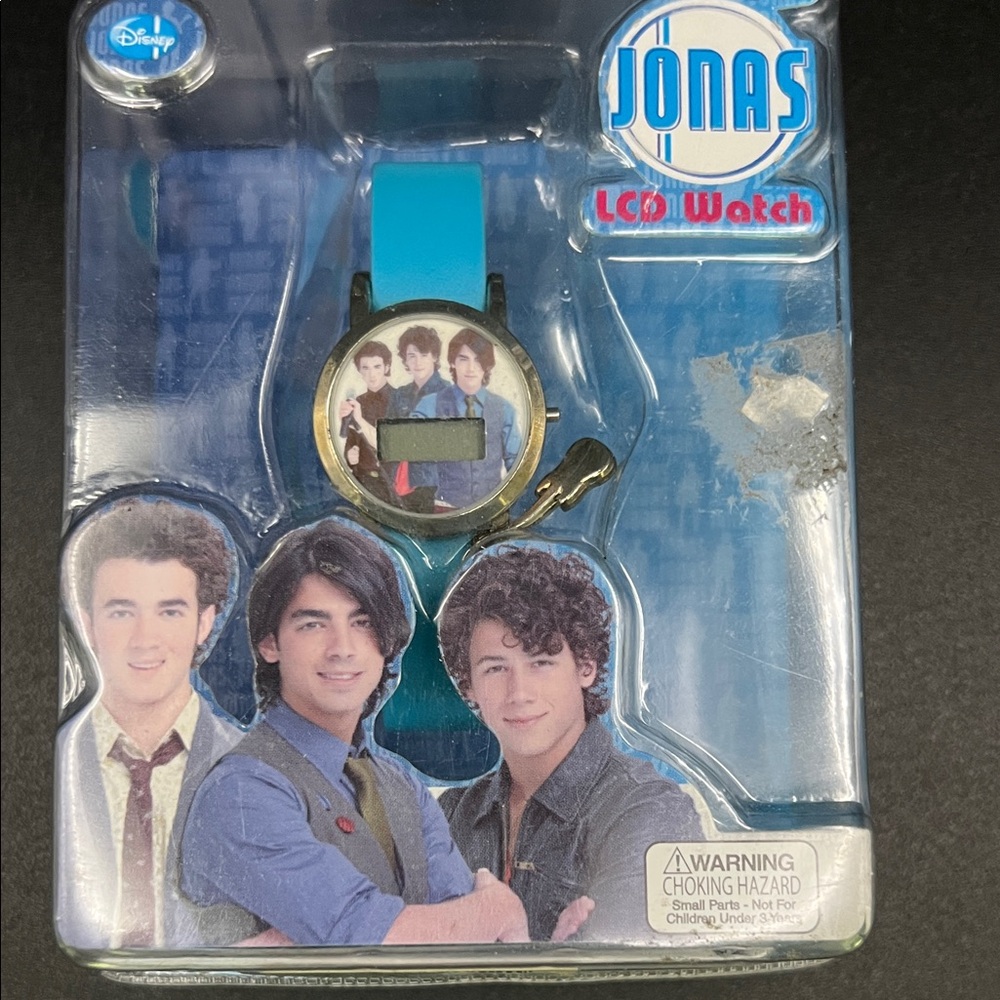 Y2K Disney Jonas Brothets LCD Watch with Blue Band